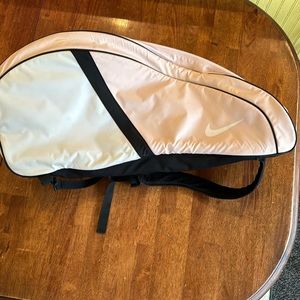 Nike Tennis Bag Pink and White